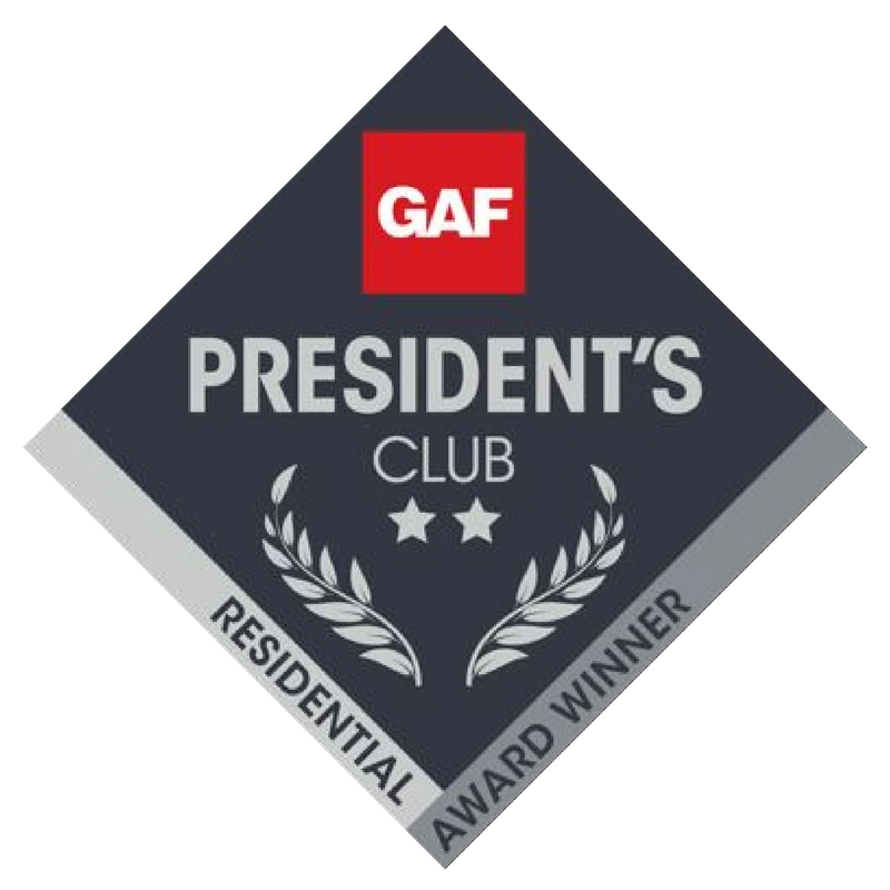 GAF President's Club Residential Award Winner (2-star)